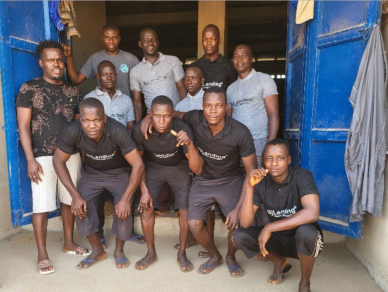 BjLending visit to FloMuvina.com supply chain warehouse, Zamfara